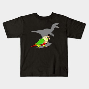 Velociraptor Pineapple Conure Kids T-Shirt